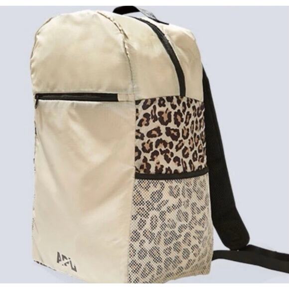 NEW Athletic Propulsion Labs APL All-Purpose Packable Backpack Leopard FabFitFun - Picture 1 of 4